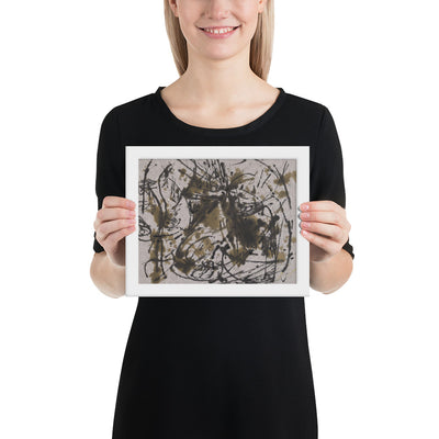 Untitled by Jackson Pollock, Framed poster