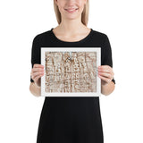 Facade by Jean Dubuffet, Framed poster