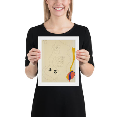 Untitled by Joan Miró, Framed poster