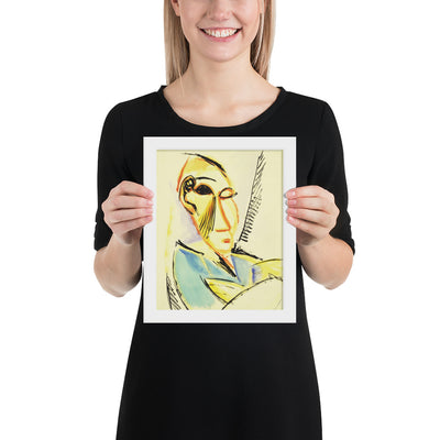 Head of the Medical Student by Pablo Picasso, Framed poster