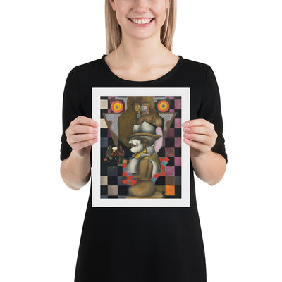 Checkmate by Richard Lindner , Framed poster