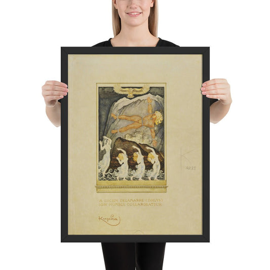 Prometheus by Frantisek Kupka, Framed poster
