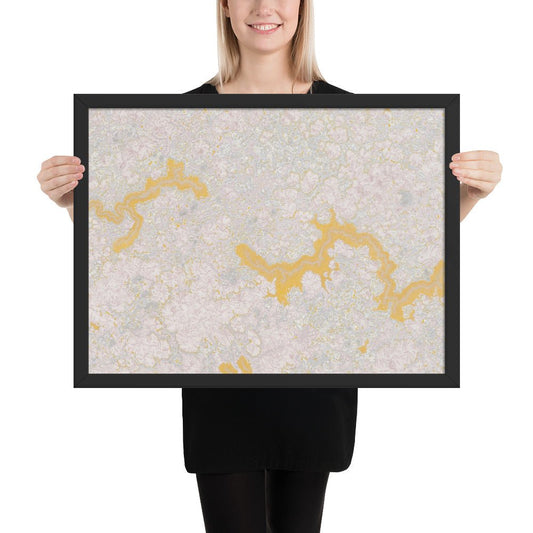 Resource Allocation by Daniel Zeller, Framed poster