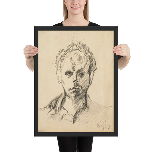 Self Portrait by Claes Oldenburg, Framed poster
