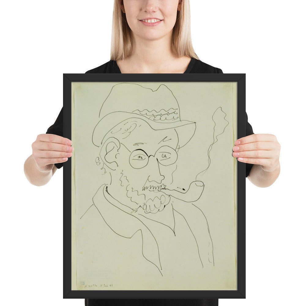 Self-Portrait by Henri Matisse, Framed poster