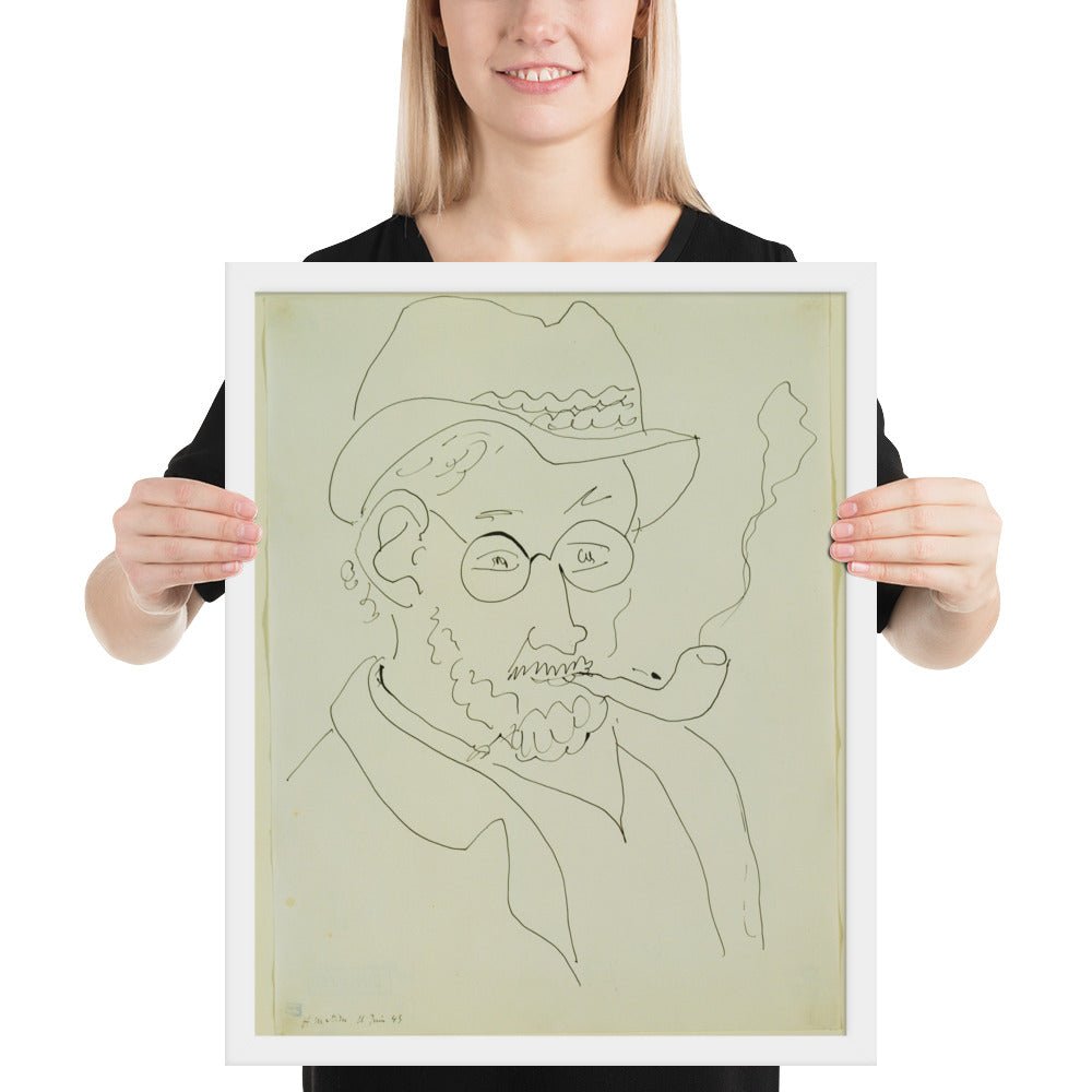 Self-Portrait by Henri Matisse, Framed poster