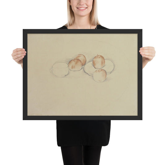 Still Life with Apples by André Derain, Framed poster
