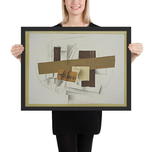 Still Life with Tenora by Georges Braque, Framed poster