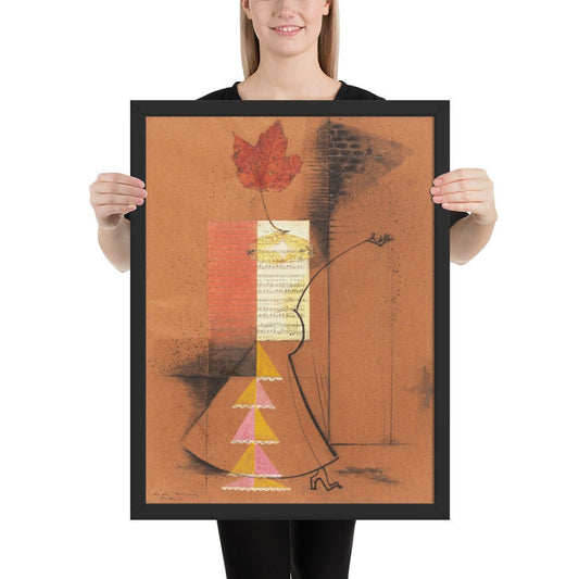 Street Singer by André Masson, Framed poster