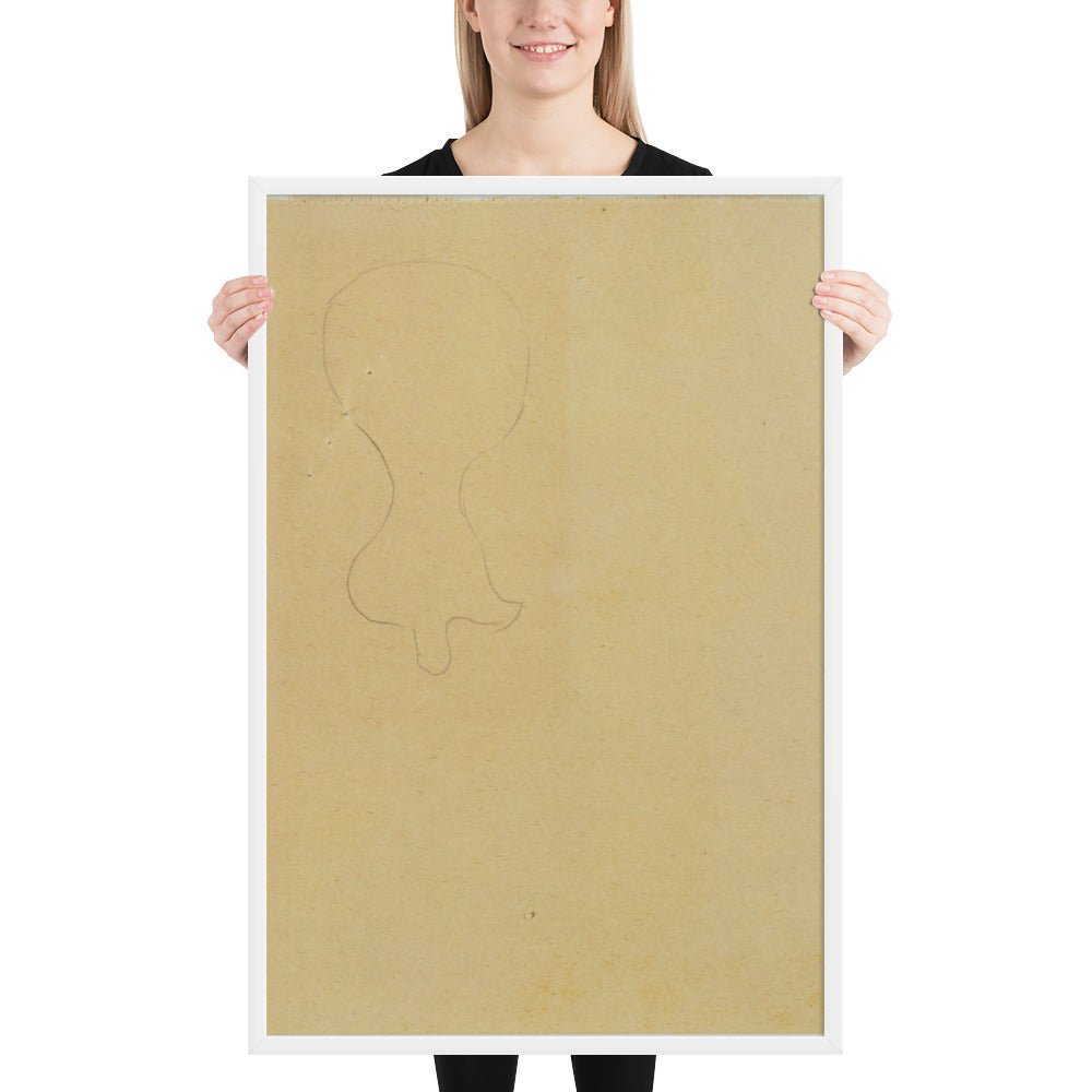 Study for Dutch Interior, I by Joan Miró, Framed poster
