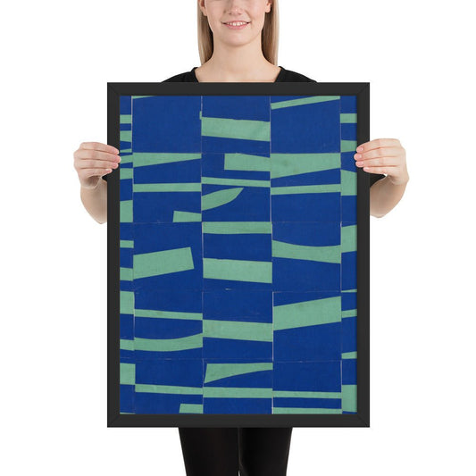 Study for Meschers by Ellsworth Kelly, Framed poster