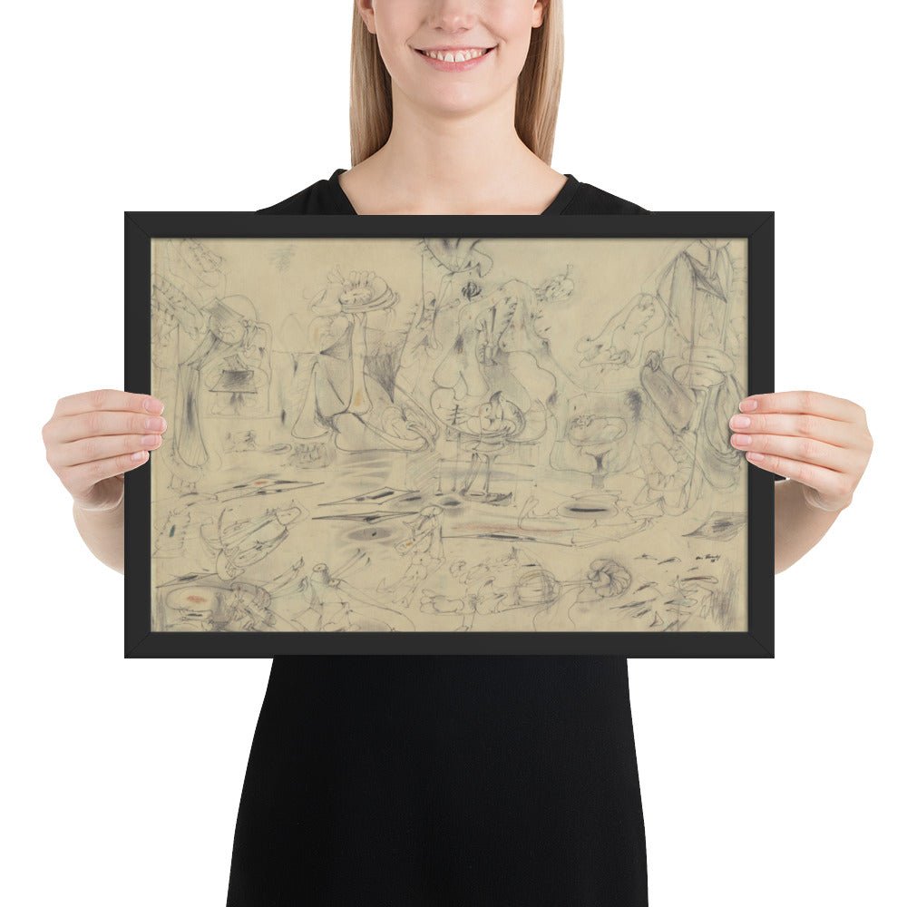 Study for Summation by Arshile Gorky, Framed poster