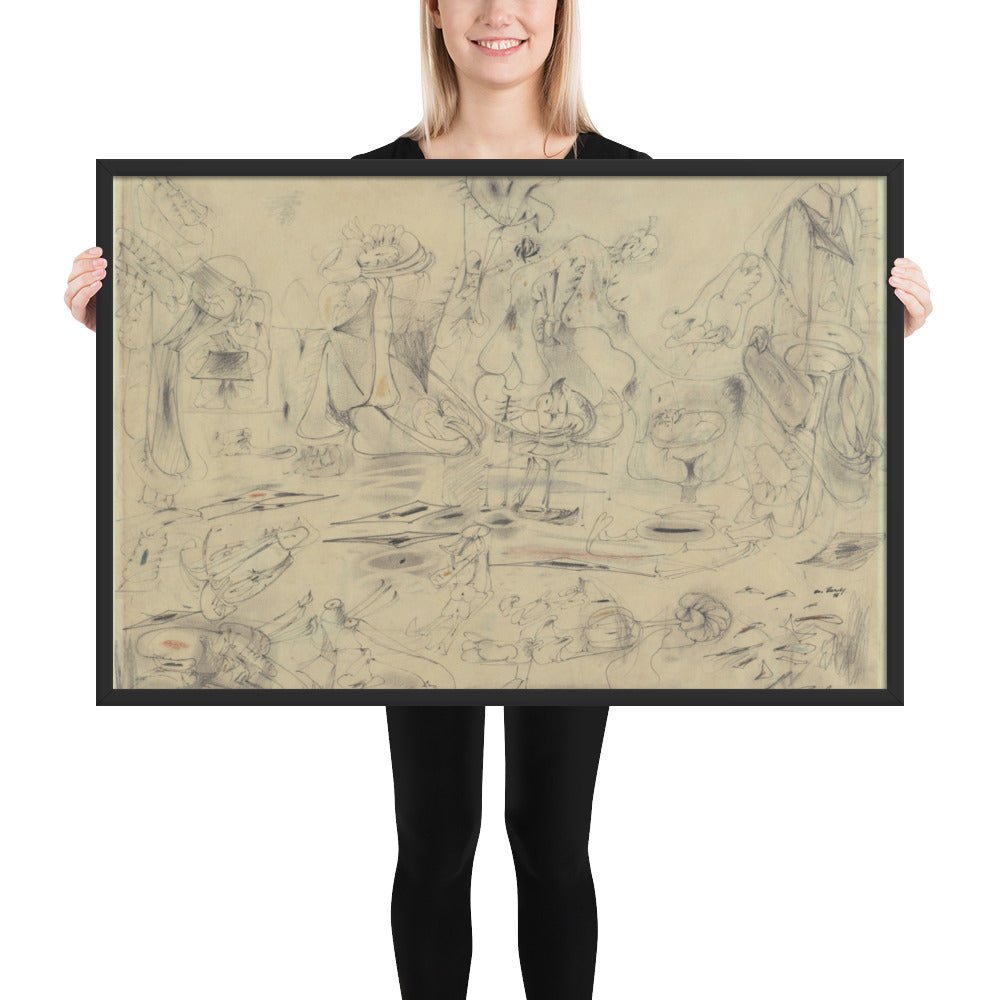 Study for Summation by Arshile Gorky, Framed poster