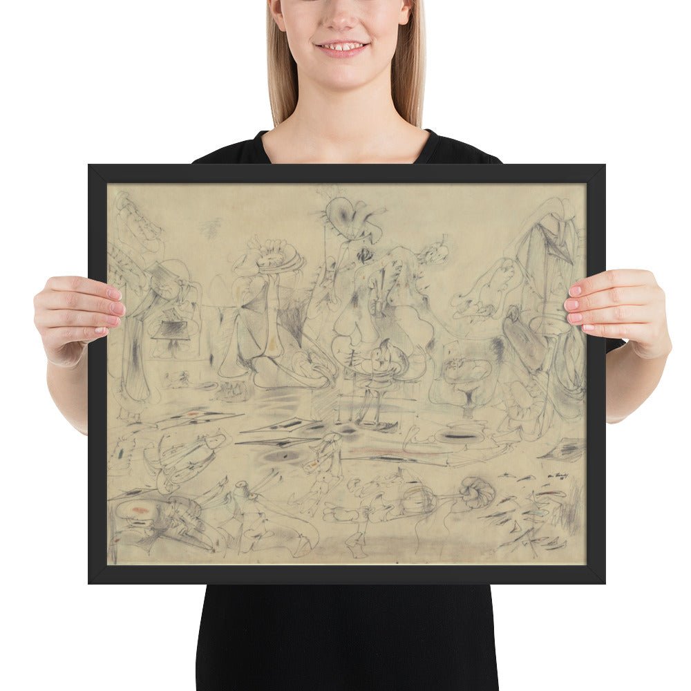 Study for Summation by Arshile Gorky, Framed poster