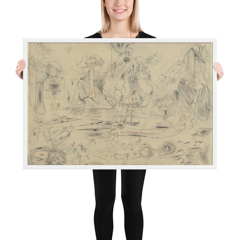 Study for Summation by Arshile Gorky, Framed poster