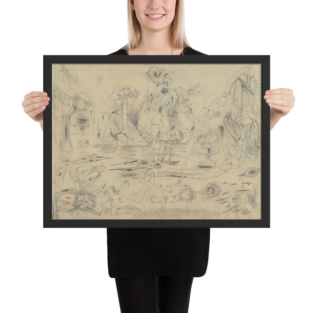 Study for Summation by Arshile Gorky, Framed poster