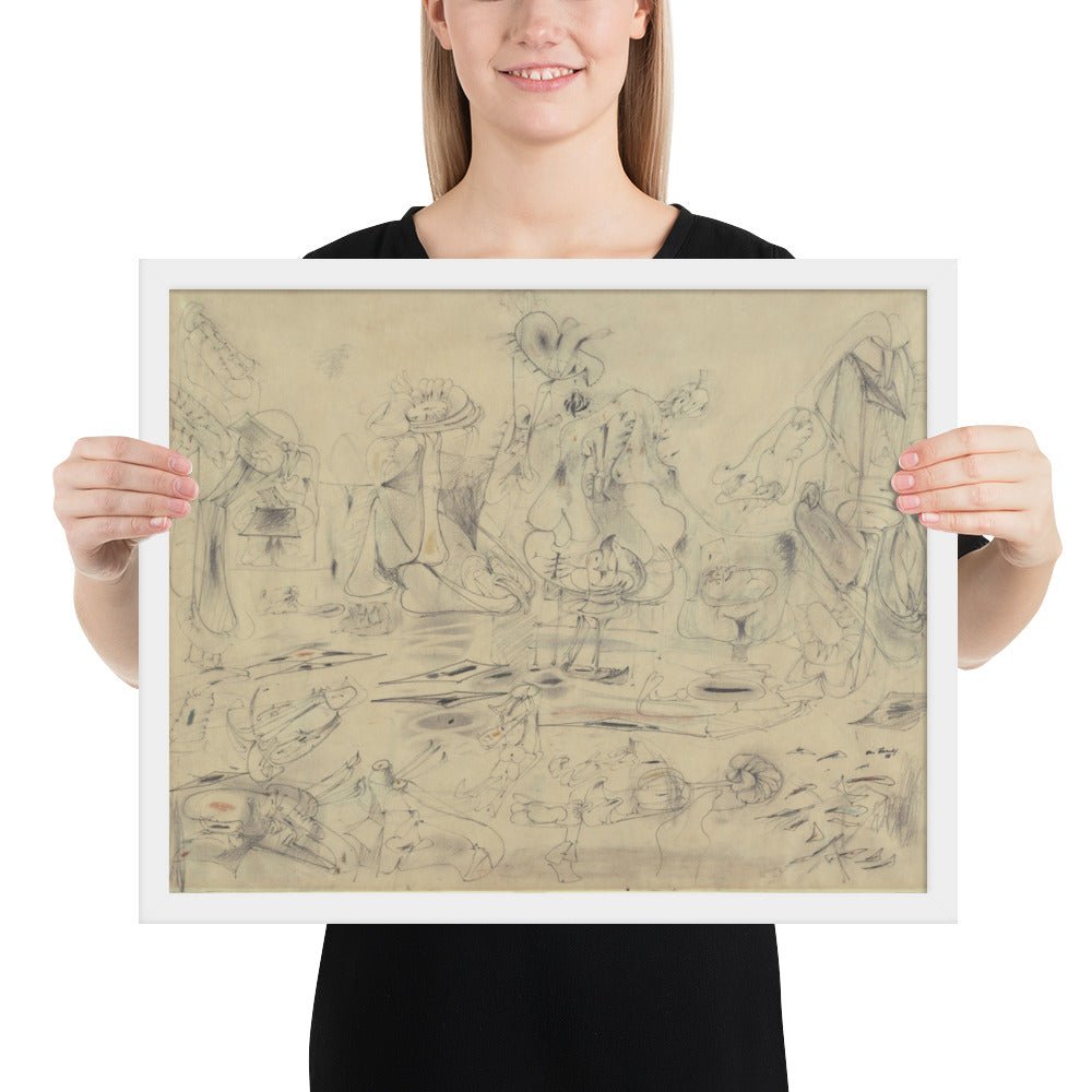 Study for Summation by Arshile Gorky, Framed poster