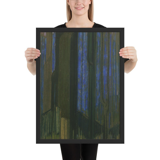Study in Verticals by Frantisek Kupka , Framed poster
