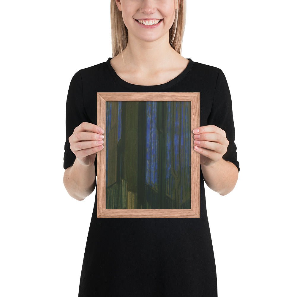 Study in Verticals by Frantisek Kupka , Framed poster