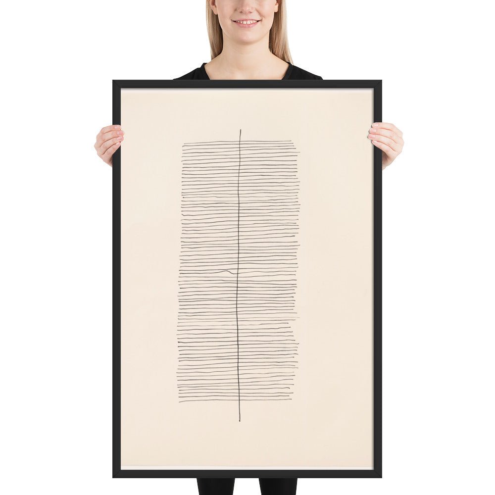 T62-103 by Jan J. Schoonhoven, Framed poster