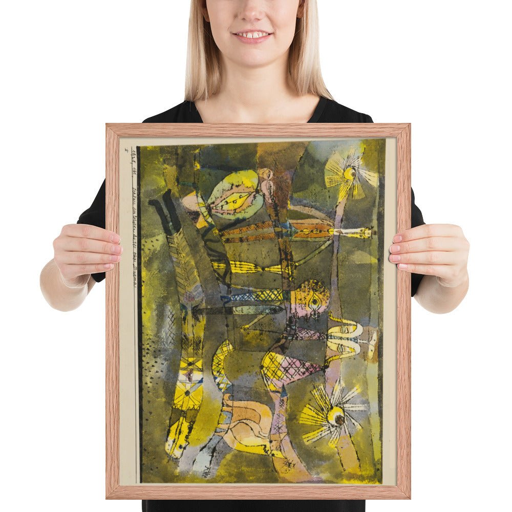 The End of the Last Act of a DramaA4 by Paul Klee, Framed poster