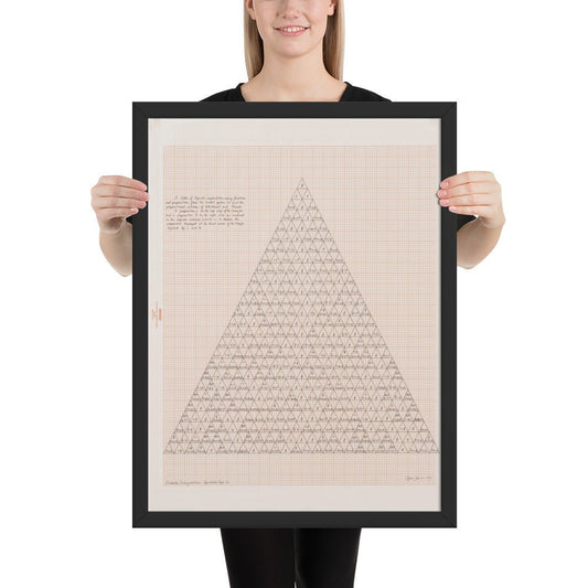 The Human Argument by Agnes Denes, Framed poster