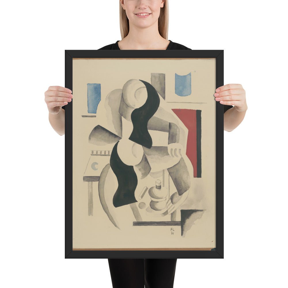 Two Women by Fernand Léger, Framed poster
