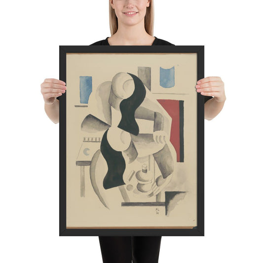 Two Women by Fernand Léger, Framed poster