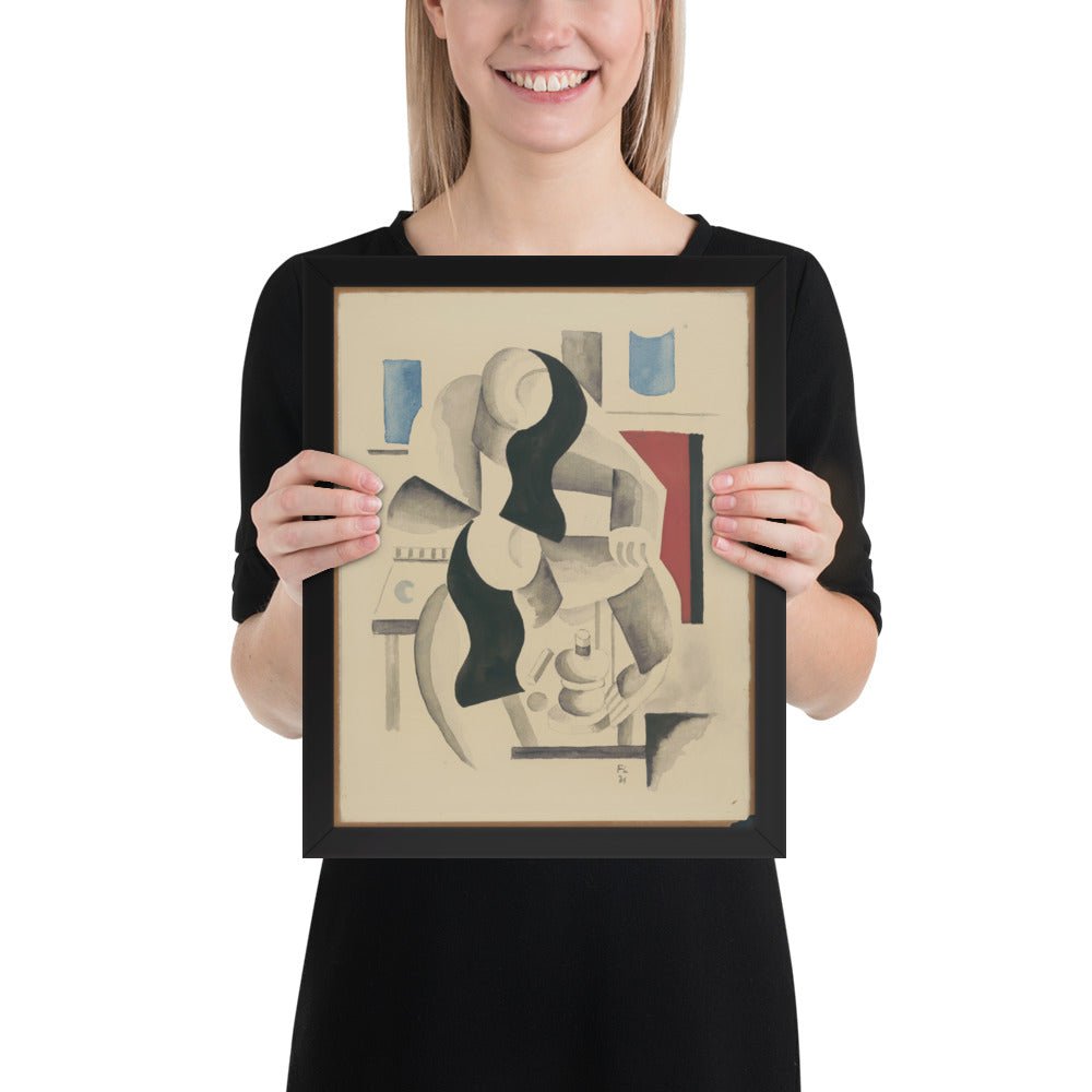 Two Women by Fernand Léger, Framed poster