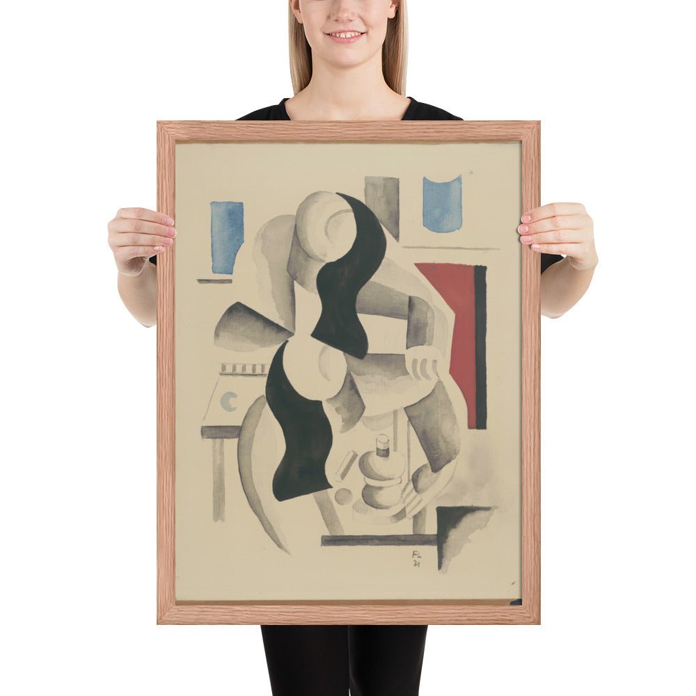 Two Women by Fernand Léger, Framed poster