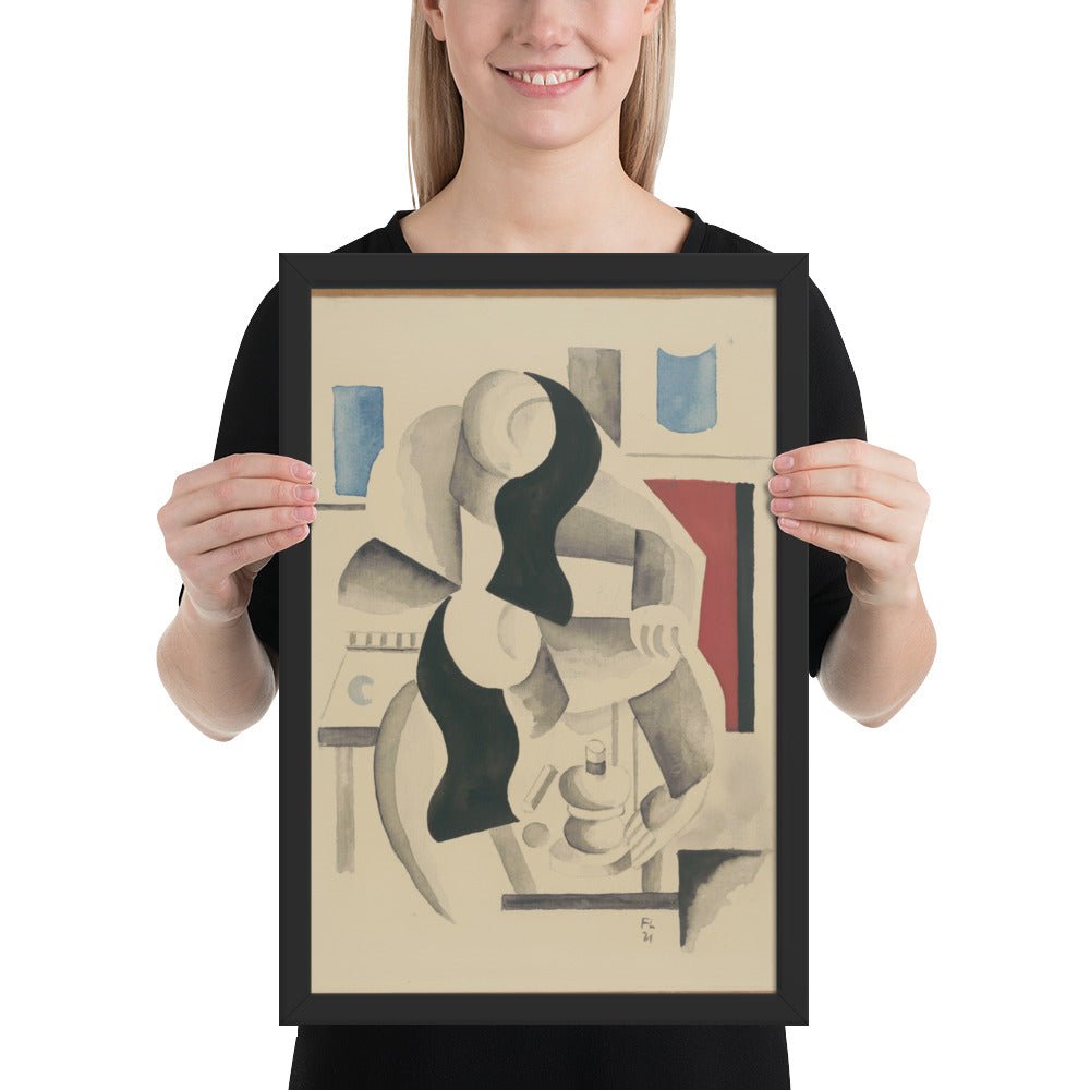 Two Women by Fernand Léger, Framed poster