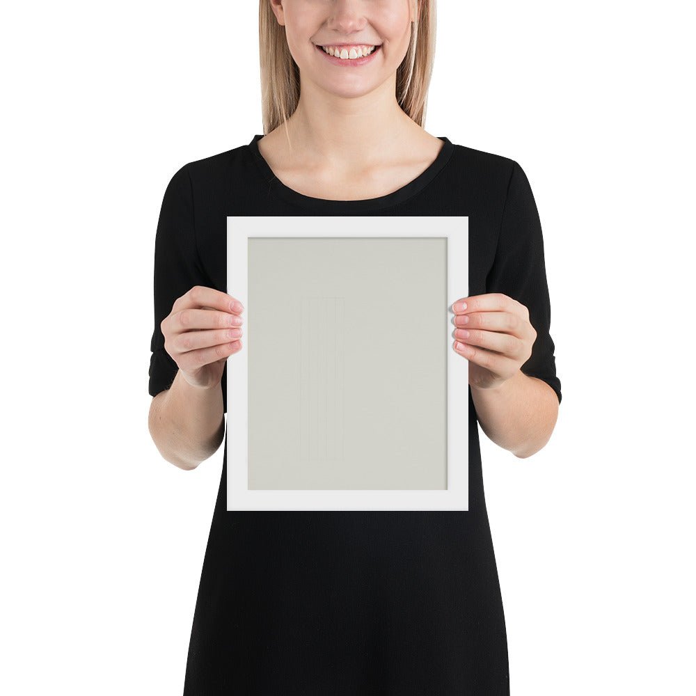 Untitled by Anne Truitt, Framed poster
