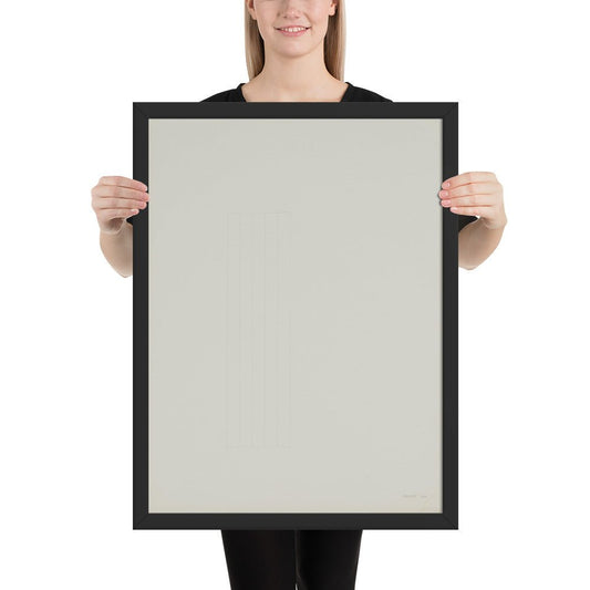 Untitled by Anne Truitt, Framed poster