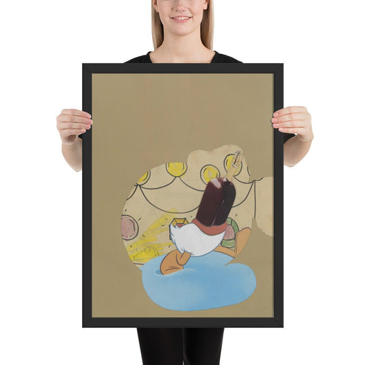 Untitled by Arturo Herrera, Framed poster