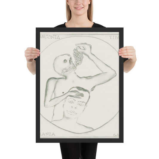 Untitled by Francesco Clemente, Framed poster