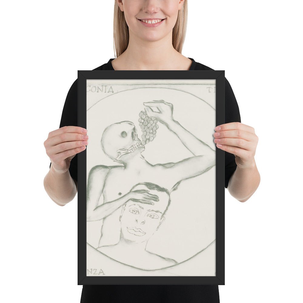 Untitled by Francesco Clemente, Framed poster
