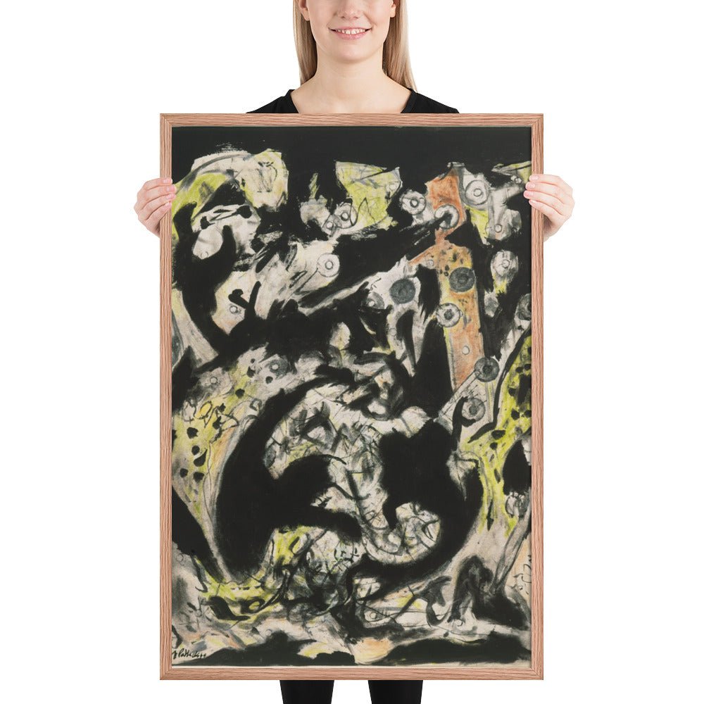 Untitled by Jackson Pollock, Framed poster