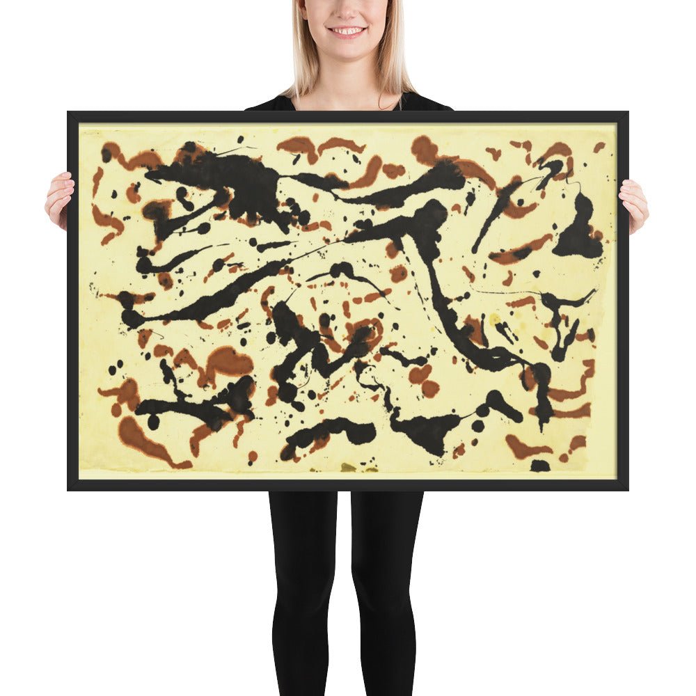 Untitled by Jackson Pollock, Framed poster
