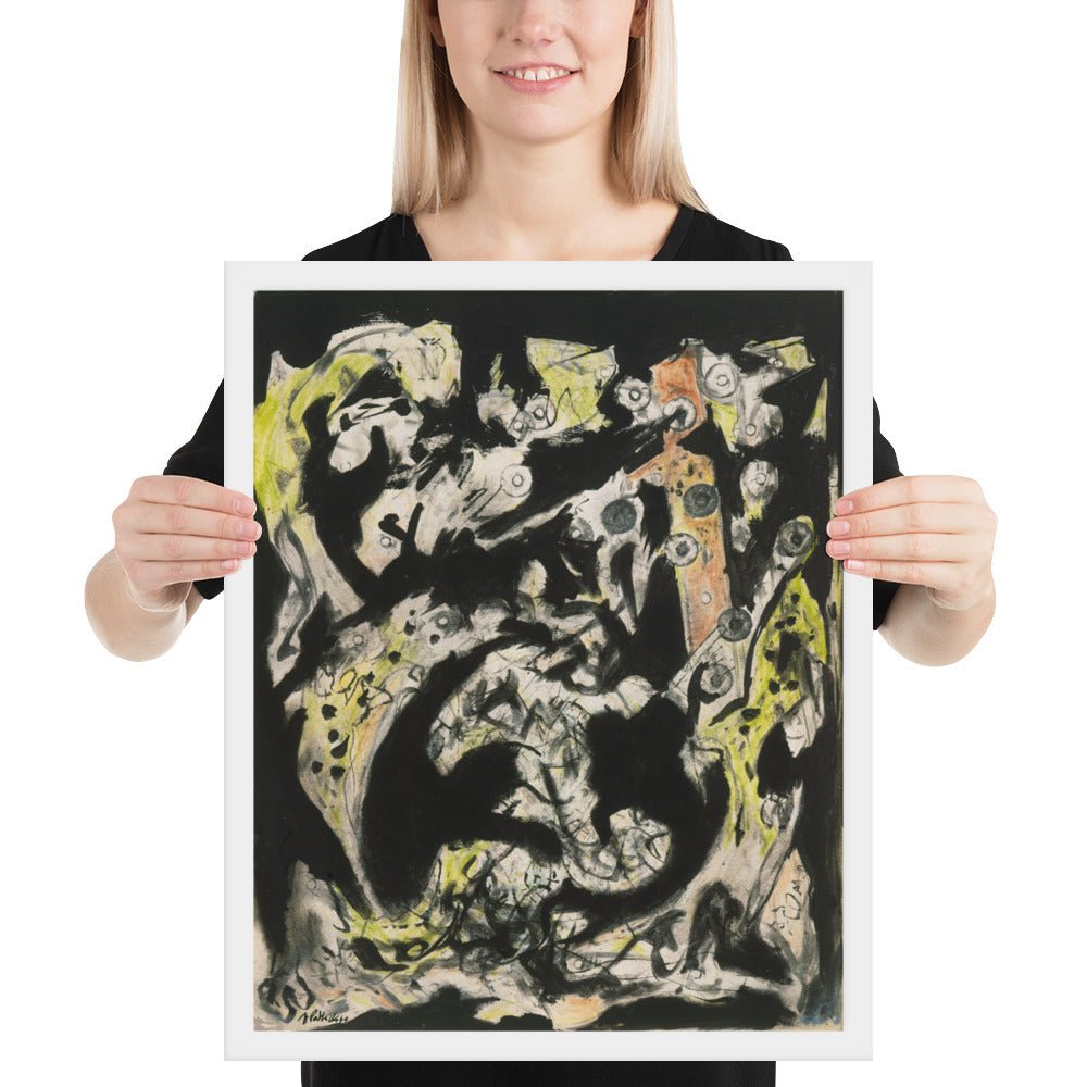 Untitled by Jackson Pollock, Framed poster