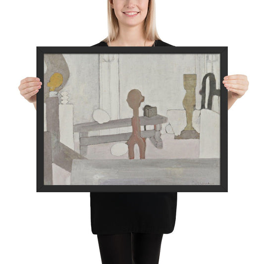 View of the Artist's Studio by Constantin Brancusi, Framed poster