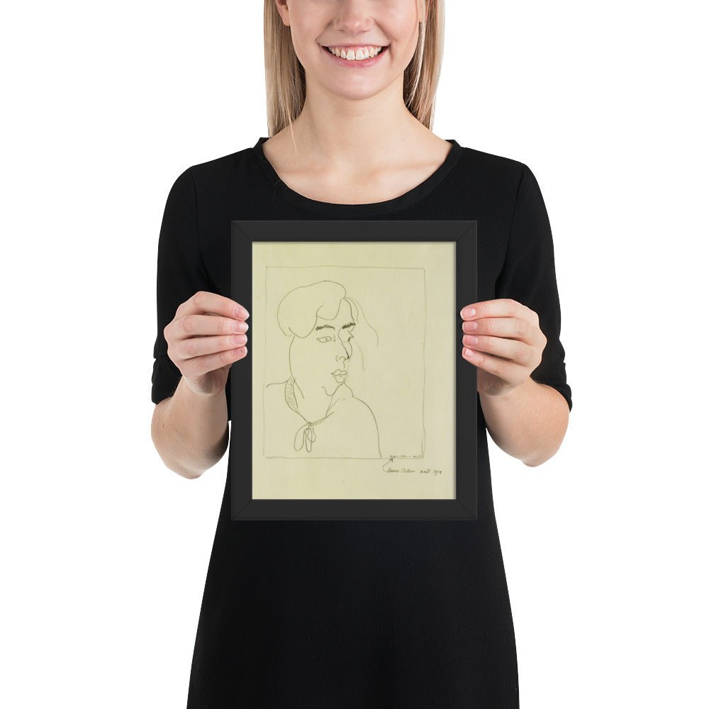 Yvonne Landsberg by Henri Matisse, Framed poster