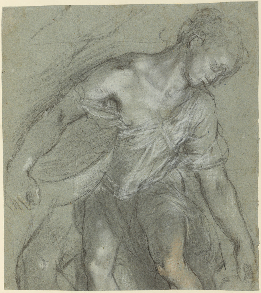 Federico Barocci:Figure Studies (recto); Figure Studies (ver, Poster Print Wall Art