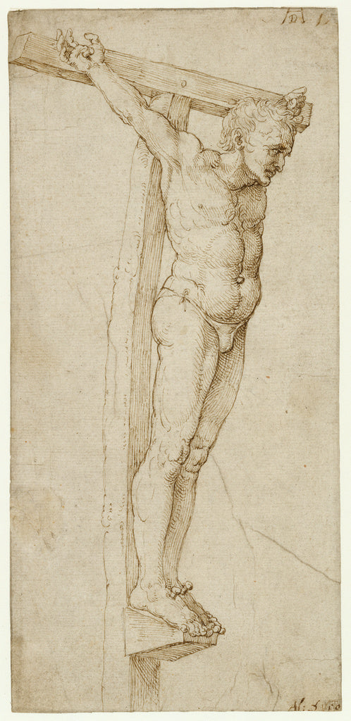 Albrecht Dürer:Study of the Good Thief, Poster Print Wall Art