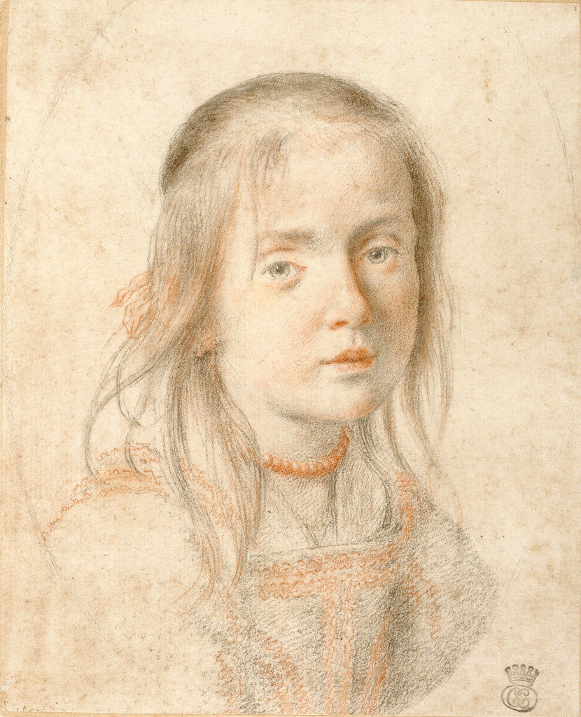 Carlo Dolci:Portrait of a Girl, Poster Print Wall Art