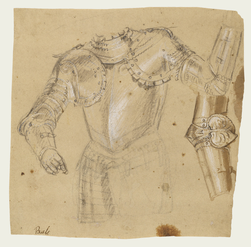 Paolo Veronese  or workshop:Studies of Armor,16x12"(A3)Poster