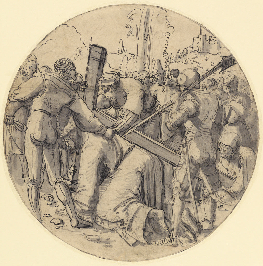 Albrecht Altdorfer:Christ Carrying the Cross,16x12"(A3)Poster