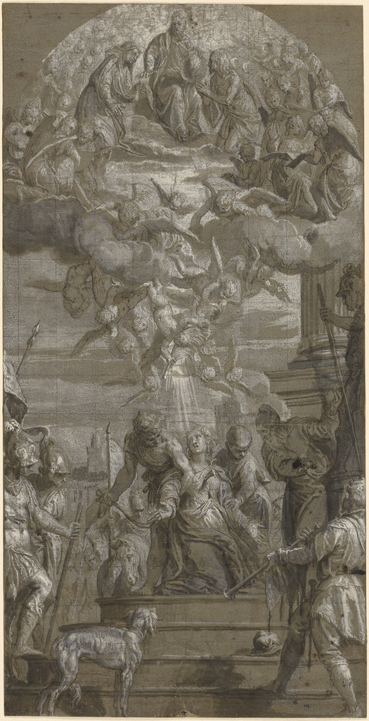 Paolo Veronese :The Martyrdom of Saint Justina, Poster Print Wall Art