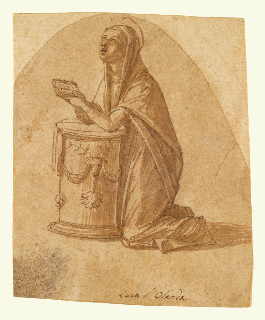 Lazzaro Bastiani:The Virgin Annunciate, Poster Print Wall Art