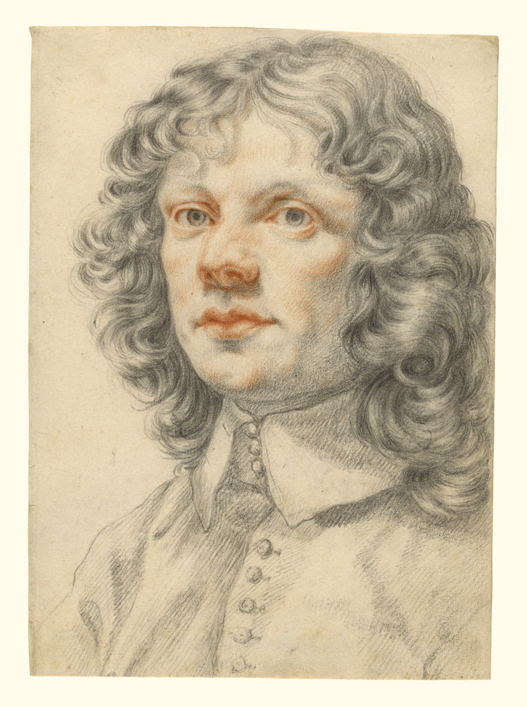 Filippo Baldinucci:Portrait of a Man (recto); Portrait of a , Poster Print Wall Art
