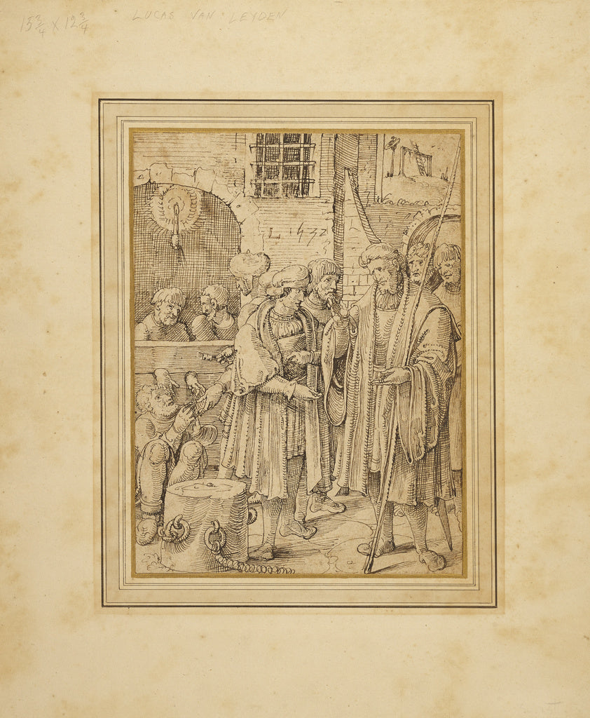 Pieter Cornelisz. :The Seven Acts of Mercy: Freeing the Pris, Poster Print Wall Art